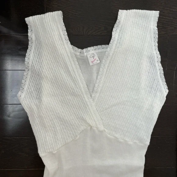 Pointelle Style Tank Top - Picture 1 of 5